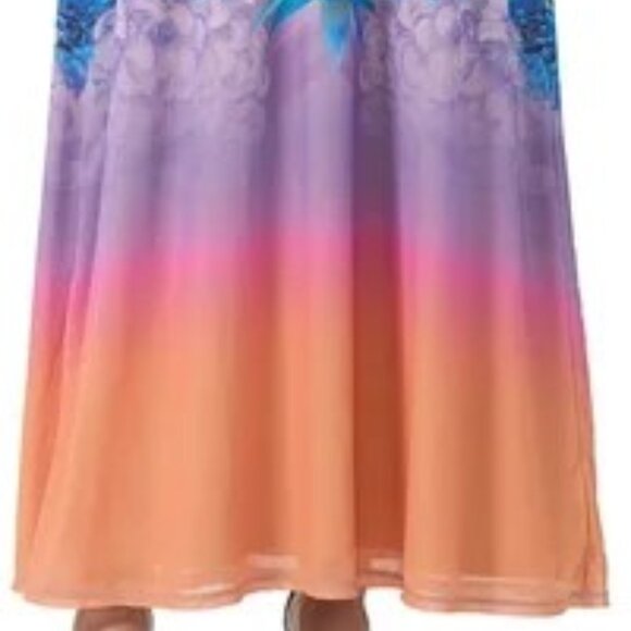 NWT AFRM Neon floral 2-peice dress, size Medium - Picture 4 of 4